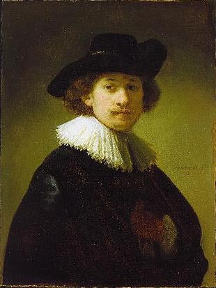 Self-portrait with hat